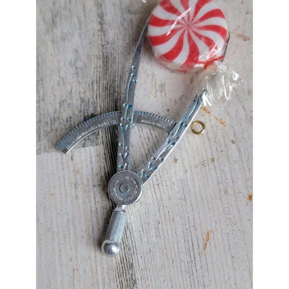 Enesco Merry millimeters AS IS peppermint sweet Christmas wishes ornament Xmas - Picture 6 of 6